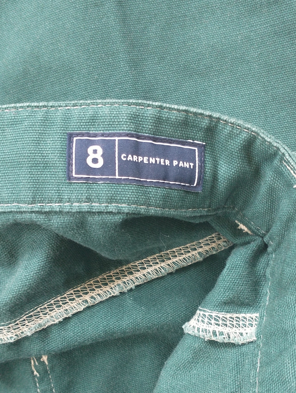 GAP Carpenter Pant Canvas 100% Cotton Size 8 - Picture 4 of 8